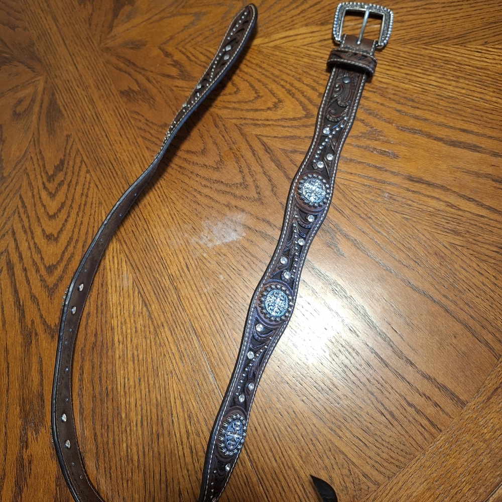 Ariat leather belt